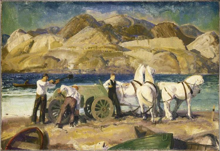 George Wesley Bellows The Sand Cart